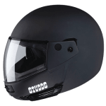 Buy FLIP UP FULL FACE HELMET NINJA PASTEL PLAIN MATT BLACK STUDDS on 0 % discount