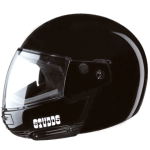 Buy FLIP UP FULL FACE HELMET NINJA PASTEL PLAIN BLACK STUDDS on 0 % discount