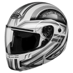 Buy FLIP UP FULL FACE HELMET NINJA 3G D1 DECOR WHITE N4 STUDDS on 0 % discount