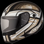 Buy FLIP UP FULL FACE HELMET NINJA 3G D1 DECOR MATT BLACK N12 (600MM) STUDDS on 0 % discount