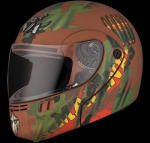 Buy FLIP UP FULL FACE HELMET NINJA 3G D2 DECOR D2 MATT BROWN (570MM) STUDDS on 0 % discount