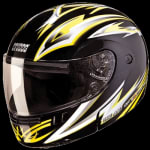 Buy FLIP UP FULL FACE HELMET NINJA 3G D3 DECOR  BLACK N5 (600MM)STUDDS on 0 % discount