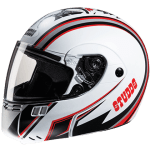 Buy FLIP UP FULL FACE HELMET NINJA 3G D4 DECOR MATT WHITE N2 STUDDS on 0 % discount