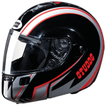 Buy FLIP UP FULL FACE HELMET NINJA 3G D4 DECOR BLACK N2 STUDDS on 0 % discount