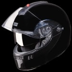 Buy FLIP UP FULL FACE HELMET NINJA 3G DOUBLE VISOR BLACK (600MM) STUDDS on 25.00 % discount