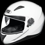 Buy FLIP UP FULL FACE HELMET NINJA 3G DOUBLE VISOR WHITE (600MM) STUDDS on 0 % discount