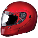 Buy FLIP UP FULL FACE HELMET NINJA 3G ECO CHERRY RED STUDDS on 0 % discount