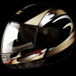 Buy FLIP UP FULL FACE HELMET NINJA D2 DECOR BLACK N2 (600MM) STUDDS on 0 % discount