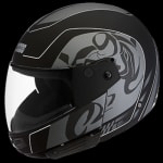 Buy FLIP UP FULL FACE HELMET NINJA D3 DECOR MATT BLACK N4 (570MM) STUDDS on 0 % discount
