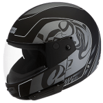 Buy FLIP UP FULL FACE HELMET NINJA D3 DECOR MATT BLACK N4 STUDDS on 0 % discount