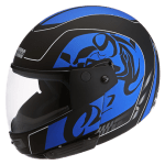 Buy FLIP UP FULL FACE HELMET NINJA D3 DECOR MATT BLACK N1 STUDDS on 0 % discount