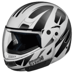 Buy FLIP UP FULL FACE HELMET NINJA D4 DECOR WHITE N4 STUDDS on 0 % discount