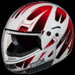 Buy FLIP UP FULL FACE HELMET NINJA D4 DECOR WHITE N2 (570MM) STUDDS on 0 % discount