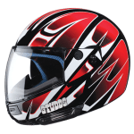 Buy FLIP UP FULL FACE HELMET NINJA D4 DECOR BLACK N2 STUDDS on 0 % discount