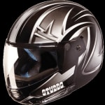 Buy FLIP UP FULL FACE HELMET NINJA D5 DECOR BLACK N4 (600MM) STUDDS on 0 % discount