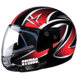 Buy FLIP UP FULL FACE HELMET NINJA D5 DECOR BLACK N2 STUDDS on 0 % discount