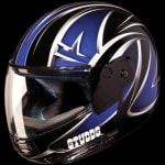 Buy FLIP UP FULL FACE HELMET NINJA D5 DECOR BLACK N1 (580MM) STUDDS on 0 % discount