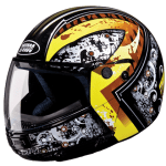 Buy FLIP UP FULL FACE HELMET NINJA D7 DECOR BLACK N5 STUDDS on 0 % discount