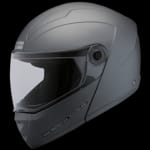 Buy FLIP UP FULL FACE HELMET NINJA ELITE SUPER MATT GUN GREY (580MM) STUDDS on 0 % discount