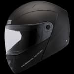 Buy FLIP UP FULL FACE HELMET NINJA ELITE SUPER MATT BLACK (570MM) STUDDS on 0 % discount