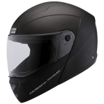 Buy FLIP UP FULL FACE HELMET NINJA ELITE SUPER MATT BLACK STUDDS on 0 % discount