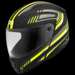 Buy FLIP UP FULL FACE HELMET NINJA ELITE SUPER D1 DECOR MATT BLACK N5 (570MM) STUDDS on 0 % discount