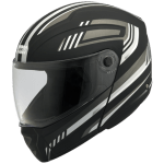 Buy FLIP UP FULL FACE HELMET NINJA ELITE SUPER D1 DECOR MATT BLACK N4 STUDDS on 0 % discount