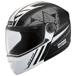 Buy FLIP UP FULL FACE HELMET NINJA ELITE SUPER D2 DECOR  BLACK N4 STUDDS on 0 % discount