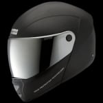 Buy FLIP UP FULL FACE HELMET NINJA ELITE WITH MIRROR VISOR BLACK (540MM) STUDDS on 0 % discount