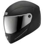 Buy FLIP UP FULL FACE HELMET NINJA ELITE WITH MIRROR VISOR BLACK STUDDS on 0 % discount