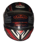 Buy Armex Red Full Face Helmet on 30.00 % discount