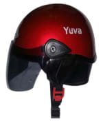 Buy Armex Red Open Face Helmet on 0 % discount