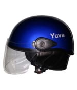 Buy Armex Blue Open Face Helmet on 0 % discount
