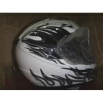 Buy Cross full face Helmet-Cruze white/Silver on 0 % discount