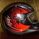 Buy Cross full face Helmet-Zebra Black/Red on 0 % discount