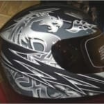 Buy Cross full face Helmet-Zebra Black/Silver on 0 % discount