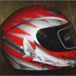 Buy Cross full face Helmet-Zebra Red on 0 % discount