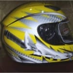 Buy Cross full face Helmet-Zebra Yellow on 0 % discount