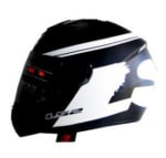 Buy FULL FACE HELMET - FF351 (BLACK AND WHITE) LS2 on 0 % discount