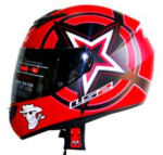 Buy FULL FACE HELMET - FF351 (RED STAR) LS2 on 0 % discount