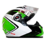 Buy FULL FACE HELMET - FF351 CORSA (WHITE-GREEN) LS2 on 0 % discount