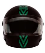 Buy Saviour Black And Green Full Face Helmet on 0 % discount