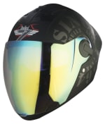 Buy FULL FACE HELMET SBA -2 TANK DOUBLE VISOR MAT BLACK WITH GREY NIGHT VISION WITH SILVER INNER VISOR (580MM) STEELBIRD AIR on 32.00 % discount