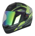 Buy FULL FACE HELMET SBA-1 R2K NIGHT VISION MAT BLACK WITH GREEN (580MM) STEELBIRD AIR on 32.00 % discount