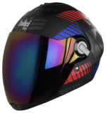 Buy FULL FACE HELMET  SBA-2 ROBOT RED WITH BLUE MATT FINISH (580MM) STEELBIRD AIR on 0 % discount