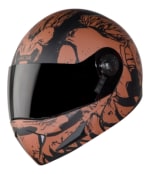 Buy FULL FACE HELMET SB-41 OSCAR JAWS MAT BLACK WITH BROWN (620MM) STEELBIRD on 0 % discount