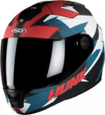 Buy FULL FACE HELMET  STEELBIRD HI-GN MEN VISION DECAL HUNK MATT BLACK/BLUE  HIGN on 0 % discount