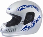 Buy HELMET SB-3 STEELBIRD FULL FACE SPARKLE SILVER on 0 % discount