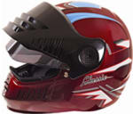 Buy HELMET SB-3 STEELBIRD FULL FACE DELTA WINE RED on 0 % discount