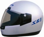 Buy HELMET SB-8 STEELBIRD FULL FACE SILVER BR-15 CLASSIC on 0 % discount